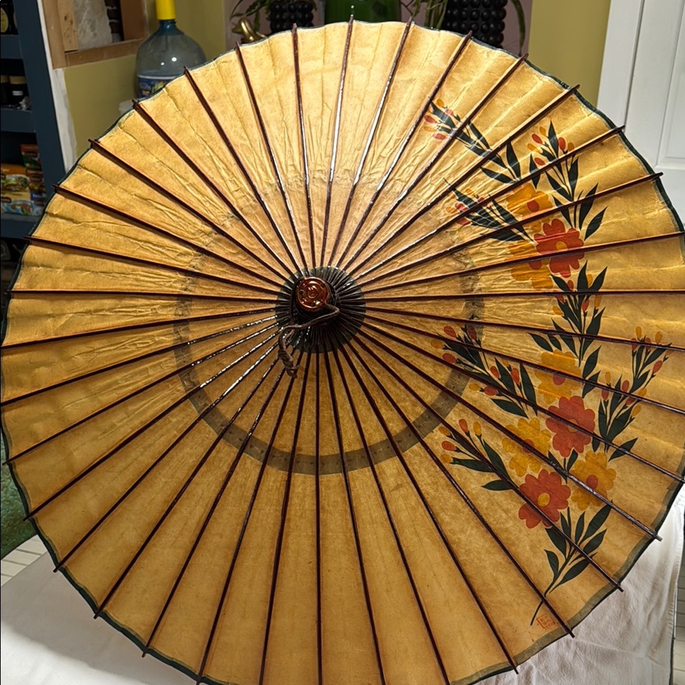 Vintage Floral Decorative Parasol